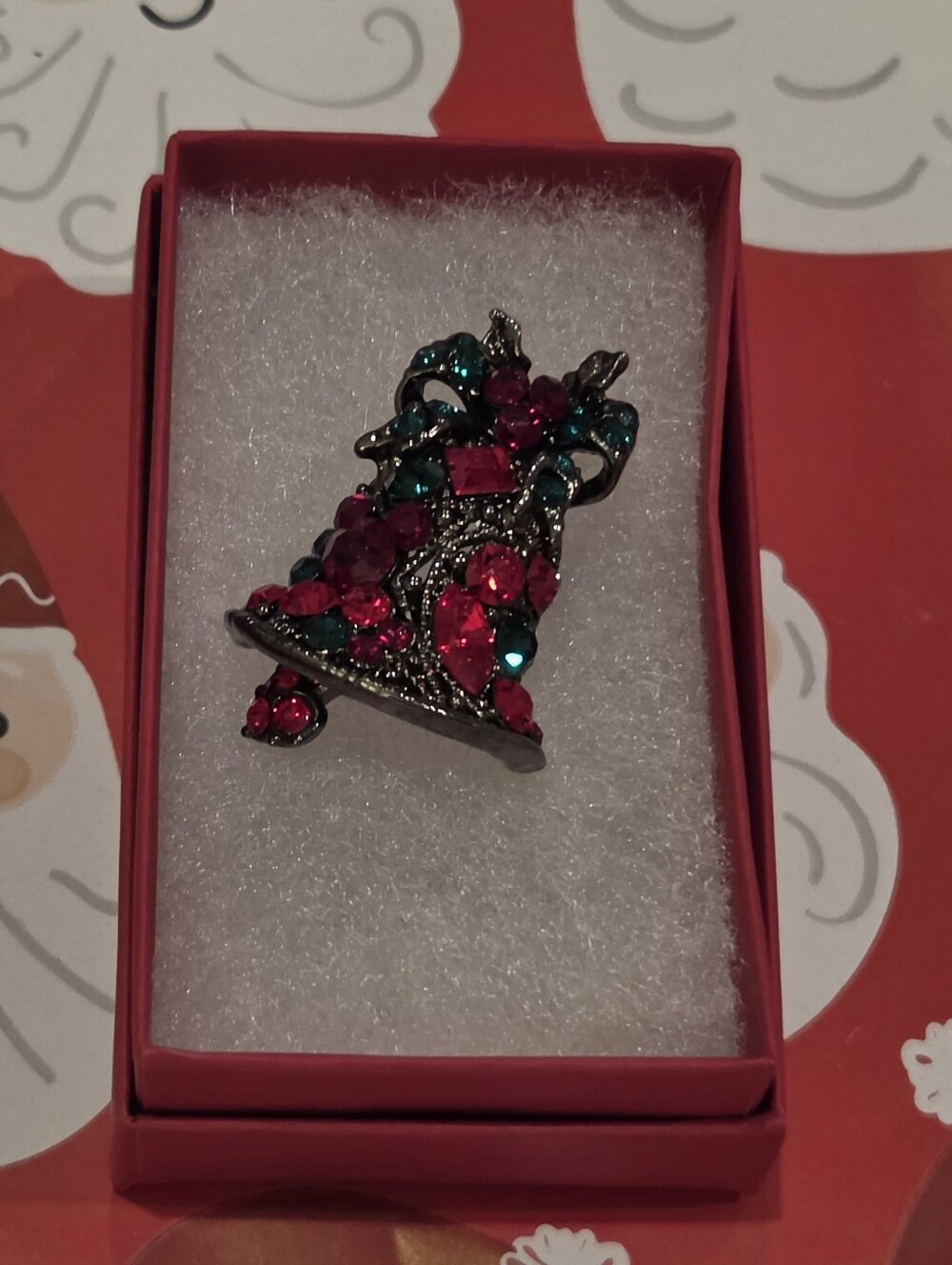 🎄🎁💚 CHRISTMAS BELL BROOCH